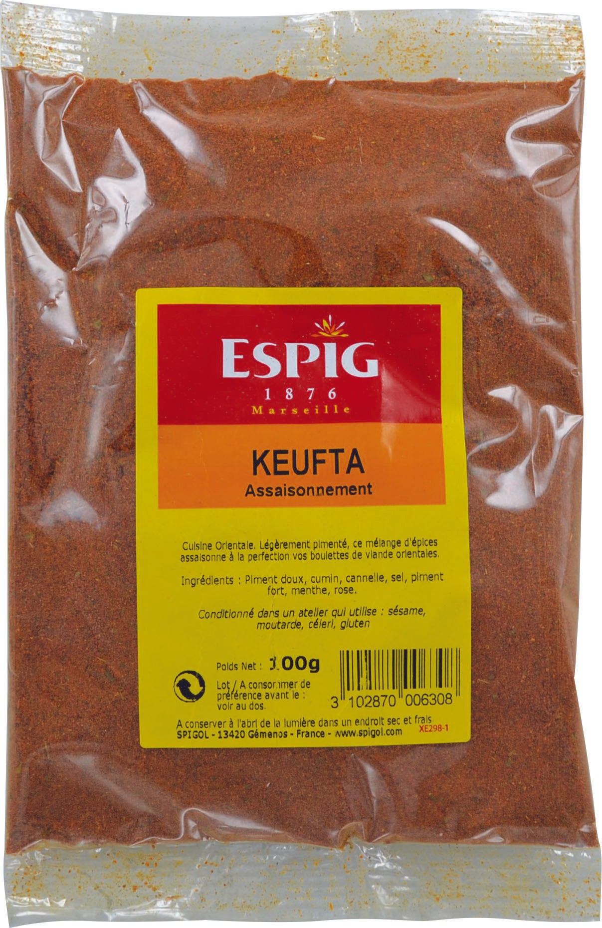 Epices keufta Espig 100g